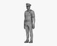 African-American Police Officer Modelo 3D