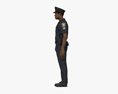 African-American Police Officer Modèle 3d