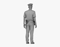 Asian Police Officer 3D 모델 