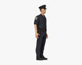 Asian Police Officer 3D-Modell