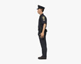 Asian Police Officer Modèle 3d