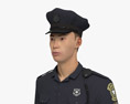 Asian Police Officer Modèle 3d