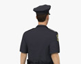 Asian Police Officer 3D 모델 