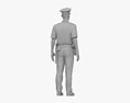 Asian Police Officer 3D модель