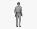 Middle Eastern Police Officer Modello 3D