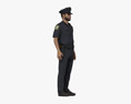 Middle Eastern Police Officer Modello 3D