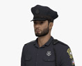 Middle Eastern Police Officer Modèle 3d