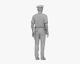 Middle Eastern Police Officer 3D модель