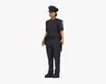 Middle Eastern Female Police Officer Modèle 3d