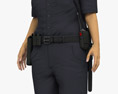 Middle Eastern Female Police Officer 3d model
