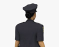 Middle Eastern Female Police Officer 3D модель