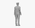 Asian Female Police Officer 3D 모델 