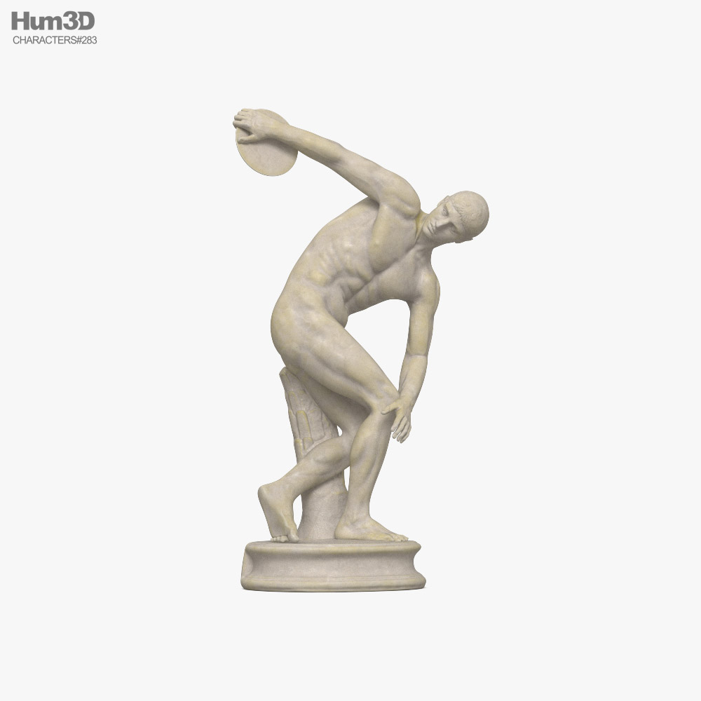 Статуя Дискобол 3D модель