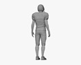 Middle Eastern Football Player 3D 모델 