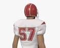 Middle Eastern Football Player 3D-Modell