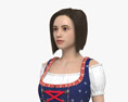Bavarian Woman 3D模型