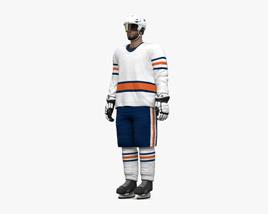 Middle Eastern Hockey Player Modelo 3d