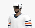 Middle Eastern Hockey Player 3d model