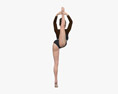 Female Gymnast Modelo 3D
