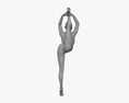Female Gymnast Modelo 3D