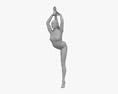 Female Gymnast 3d model