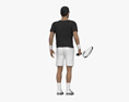 Middle Eastern Tennis Player 3d model