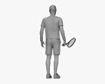 Middle Eastern Tennis Player Modelo 3D