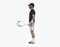 Middle Eastern Tennis Player 3D модель