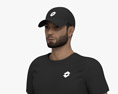 Middle Eastern Tennis Player 3D-Modell