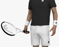 Middle Eastern Tennis Player Modello 3D