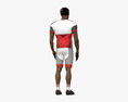 African-American Racing Cyclist Modello 3D