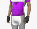 Middle Eastern Racing Cyclist 3d model
