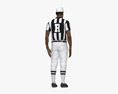 African-American Football Referee Modèle 3d