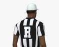 African-American Football Referee 3D модель