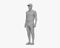 Middle Eastern Football Referee 3D-Modell