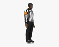 African-American Hockey Referee 3D модель