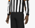 African-American Hockey Referee 3D模型