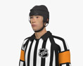 Asian Hockey Referee 3d model