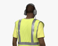 African-American Aircraft Marshaller 3Dモデル