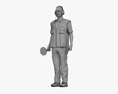 Middle Eastern Aircraft Marshaller Modello 3D