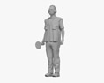 Middle Eastern Aircraft Marshaller Modelo 3D
