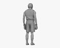 African-American Boxer Athlete 3D模型