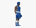 African-American Boxer Athlete 3D-Modell