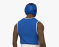 African-American Boxer Athlete Modelo 3d