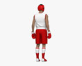 Middle Eastern Boxer Athlete 3D 모델 