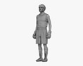 Middle Eastern Boxer Athlete 3D模型