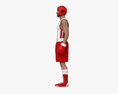Middle Eastern Boxer Athlete 3Dモデル