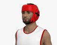 Middle Eastern Boxer Athlete 3D модель