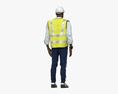 African-American Port Engineer 3D-Modell