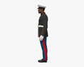 African-American US Marine Corps Soldier Modèle 3d